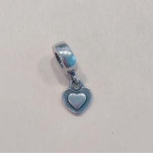 Authentic Pandora silver heart dangle